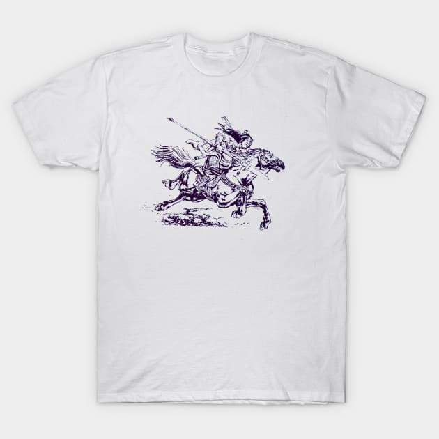 Horse Warrior T-Shirt by ShawnaMac